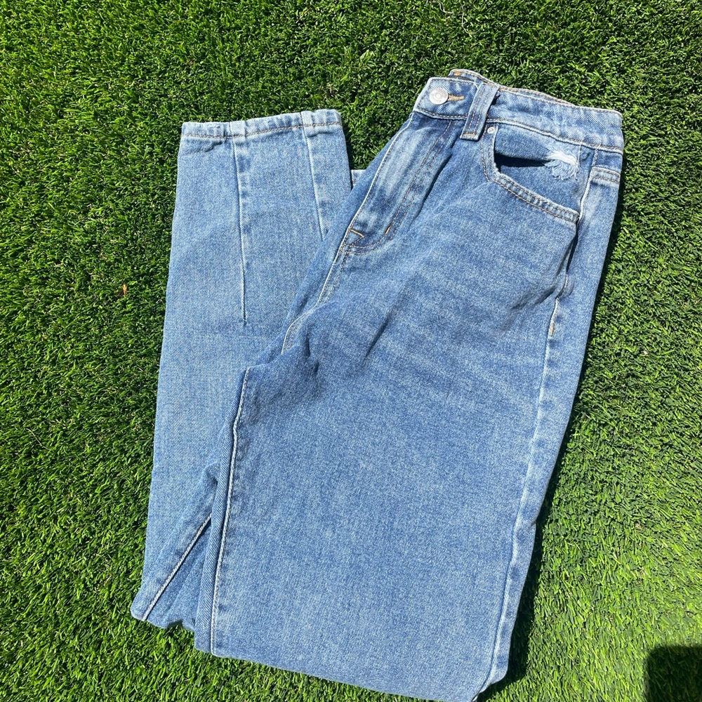 Dark Wash Mom Jeans